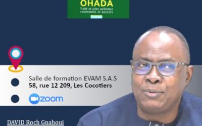 Annonce du Centre EVAM : Formation sur l’arbitrage, le 14 janvier 2025 en bimodal (à Cotonou et par Zoom)