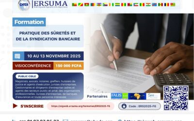FORMATION : PRATIQUE DES SURETES ET DE LA SYNDICATION BANCAIRE
