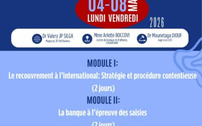 « La Semaine du Banquier-Espace OHADA » EDITION – 2026 / ABIDJAN – COTE D&rsquo;IVOIRE du 04 au 08 Mai 2026