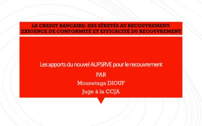 Les apports de l&rsquo;AUPSRVE